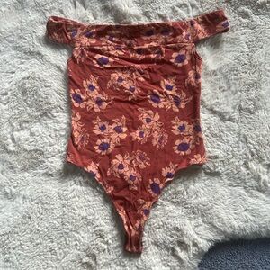 Free People off shoulder one piece